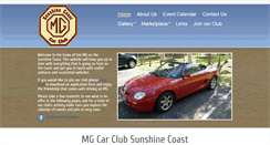 Desktop Screenshot of mgccsunshinecoast.com